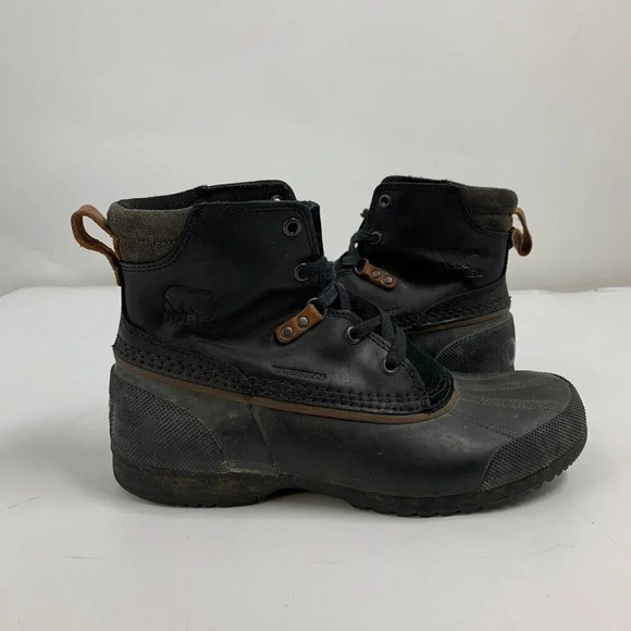 Sorel Men\'s Ankeny Leather Rubber Waterproof ‎ NM2101-010 Lace Up Boot Size 9 main image 11